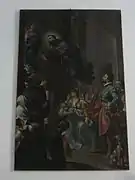 Extase de saint Joseph de Copertino, toile d'Andrea Benedetto Fornioni d'Imola.