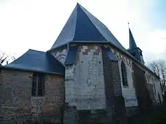 Le chevet de l'église.