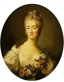 Portrait de la comtesse Du Barry en Flore, François-Hubert Drouais, 1769