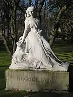 George Sand, Jardin du Luxembourg de Paris