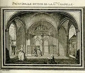 Entrée de la Sainte-Chapelle