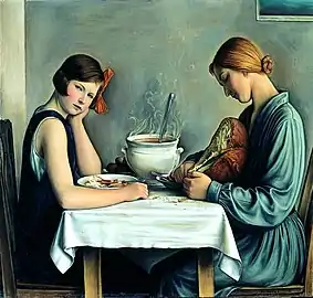 La Tailleuse de soupe, 1933, huile sur toile.