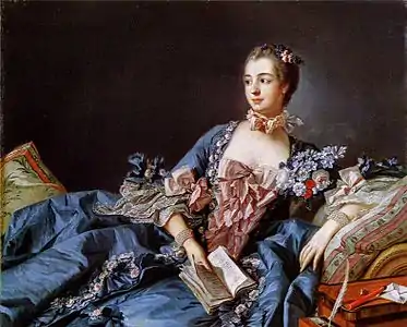 Madame de Pompadour (1750-1758), Édimbourg, Galerie nationale d'Écosse.