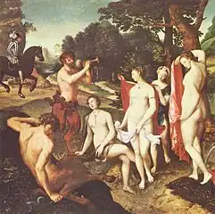 François Clouet, Le Bain de Diane (~1558).