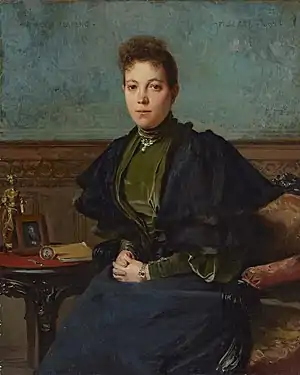 Portrait de Vera Kharitonenko (1893), Saint-Pétersbourg, musée de l'Ermitage.