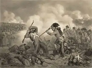 Épisode de la bataille d'Inkermann (1855), Paris, BnF.