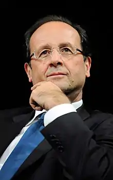 François Hollande,élu.
