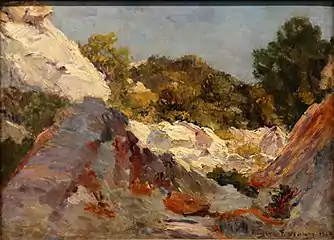 Paysage provençal  musée d'Art de Toulon.