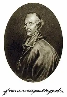 François de Laval, fondateur du séminaire de Québec et du vicariat apostolique de la Nouvelle-France.