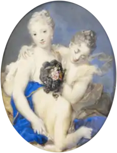 Rosalba Carriera, Françoise-Marie de Bourbon comme la Néréide Amphitrite (1701-1723).