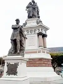 Statue du colonel Denfert-Rochereau à Belfort.
