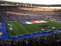 Amical à Saint-Denis en 2017.