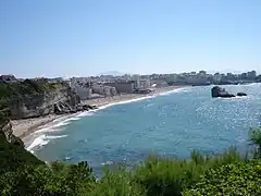 La baie de Biarritz (Pyrénées-Atlantiques)