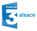 Ancienne évolution du logo de France 3 Alsace (version écran).