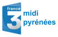 Ancien logo de France 3 Midi-Pyrénées du 4 janvier 2010 au 3 janvier 2016.