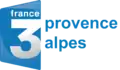 Ancien logo de France 3 Provence-Alpes du 4 janvier 2010 au 28 janvier 2018.