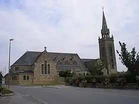 L'église Saint-Melaine, à Rieux (Morbihan).