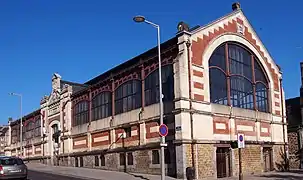 Le marché couvert de Flers.