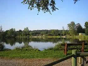 L'étang de la Cour à Larchamp.