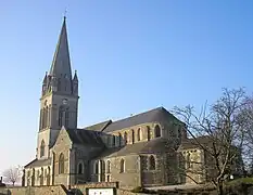 L'église Saint-Pierre de Marigny.