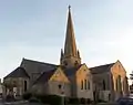 L'église paroissiale de Saint-Pair-sur-Mer.