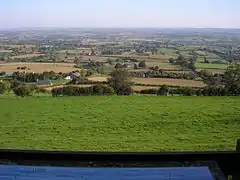 Le bocage virois à Saint-Vigor-des-Monts dans l'est.