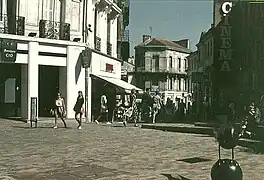La rue piétonneen 1992.