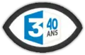 Logo évènementiel de France 3 à l'occasion de ses 40 ans du 5 janvier au 13 janvier 2013.