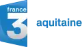 Ancien logo de France 3 Aquitaine du 4 janvier 2010 au 5 septembre 2011.