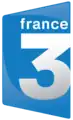 Logo de France 3 lors de l'arrivée en 16:9, du 7 avril 2008 au 28 janvier 2018.