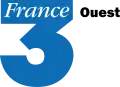 Ancien logo de France 3 Ouest du 7 septembre 1992 au 6 janvier 2002.