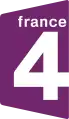 Ancien logo de France 4 du 31 mars 2005 au 7 avril 2008