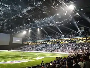 Paris La Défense Arena en juin 2018.