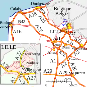 Carte de la route.