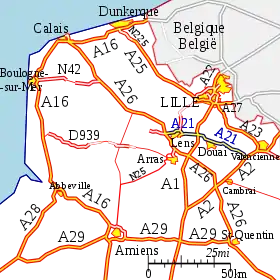 Carte de la route.