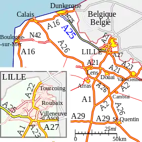 Carte de la route.