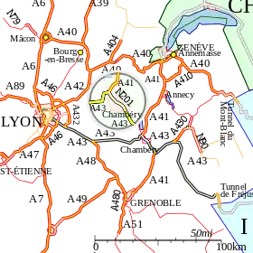 Carte de la route.