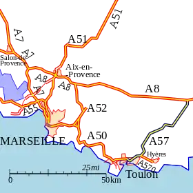 Carte de la route.