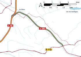 Carte de la route.