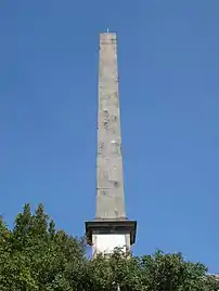 Obélisque de Riquet au seuil de Naurouze.