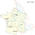 Comparaison du bassin versant du Columbia et de la France métropolitaine