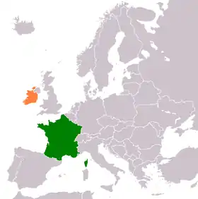 Irlande (pays) et France