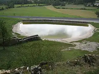 Lavogne sur le causse de Sauveterre.