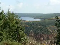 Vue générale du lac