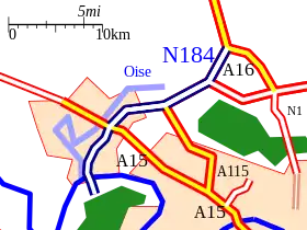 Carte de la route.