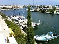 La marina de Port-Camargue (Le Grau-du-Roi) (1968-1983).