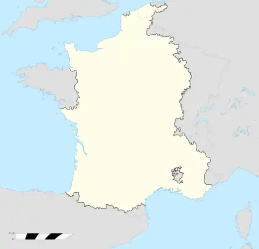 Localisation sur la carte de France.
