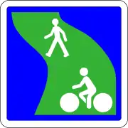 Signalétique française pour les voies vertes / Greenways