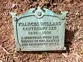 Plaque Frances Willard