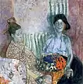 Loveday and Ann Two Women with a Basket of Flowers, Tate, 1915.